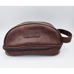Original Penguin Dopp Kit Toiletry Bag Brown Travel‎ Carry On Case